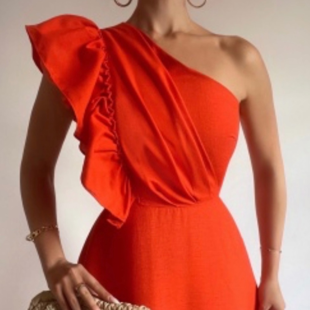 One Shoulder Cocktail Dress